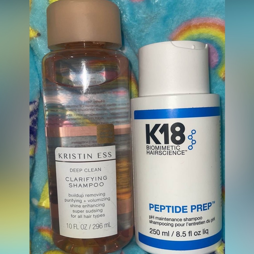 K18 Peptide Prep/kristeen ess shampoo bundle X2